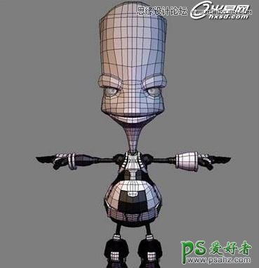 3ds Max手绘另类个性的UFO外星生物形象模型