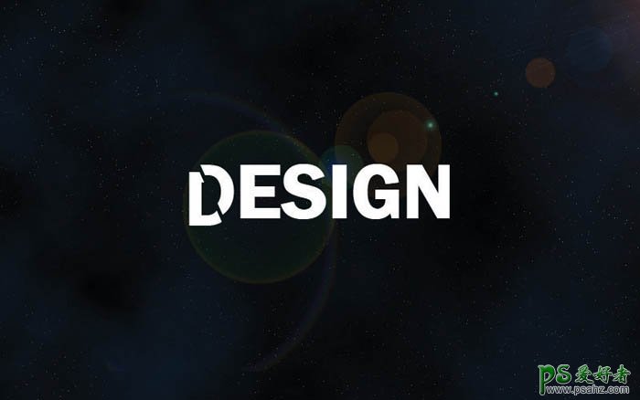 PS海报字制作教程：设计科幻星球海报效果的裂纹碎块字体实例
