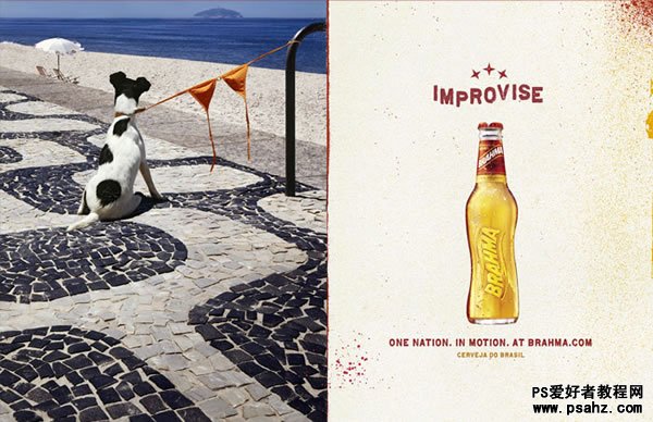 创意的Brahma啤酒宣传广告设计作品欣赏