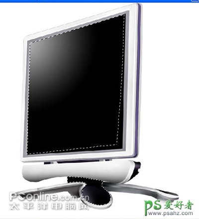 PS鼠绘教程：绘制一例漂亮的电脑液晶显示器