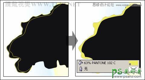 CorelDRAW手绘一幅在月圆之夜天空中飞逝的流星场景效果图