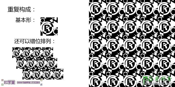 平面构成,平面构成基础教程,平面设计的基本构成理论知识。