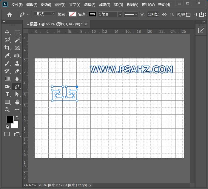 PS图案教程：利用钢笔工具及极坐标工具制作环形花纹图案。