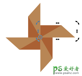 利用CorelDRAW旋转命令快速打造漂亮的旋转花纹纸风车失量图素材