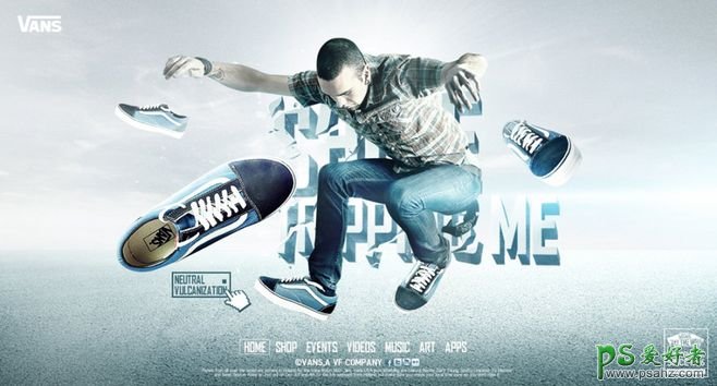 一组飞舞风格的海报设计，创意飞舞效果的海报广告欣赏。