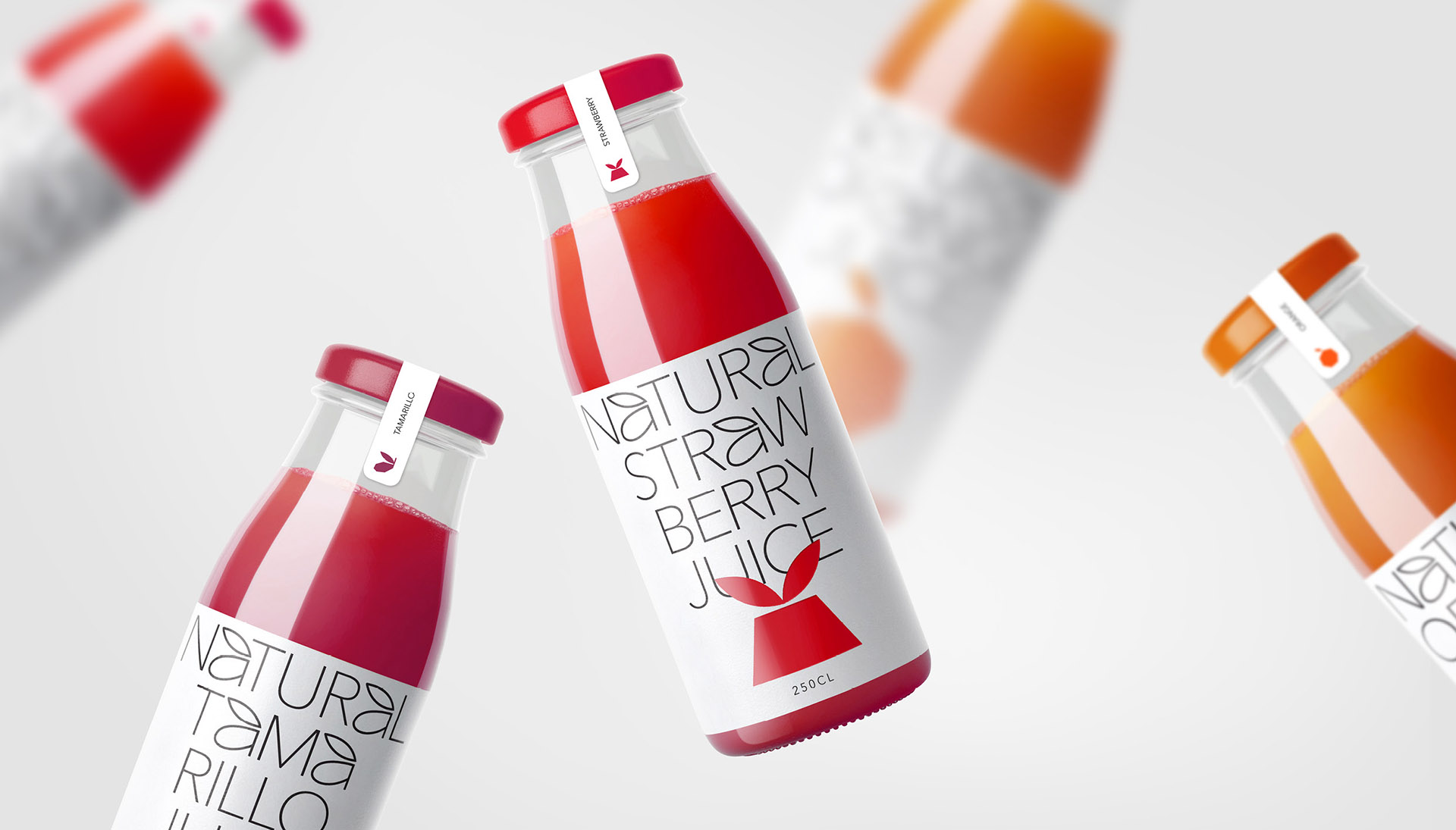 国外创意饮料包装设计欣赏，苏打水、果汁、饮用水包装设计。
