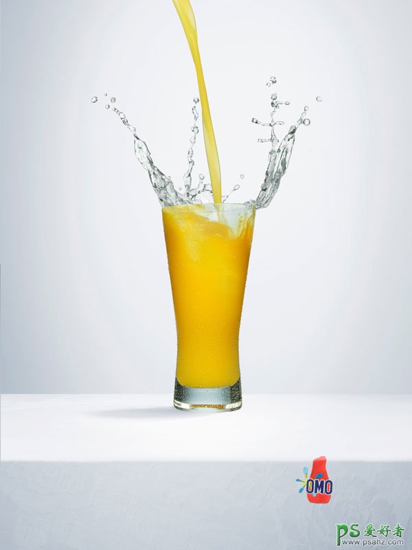 创意的OMO洗衣液平面广告设计作品欣赏，洗衣液广告欣赏