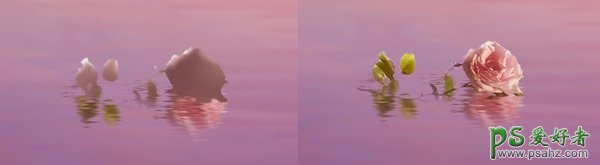 PS合成教程：营造一个落日黄昏中木船驶过湖泊的梦幻场景特效图片