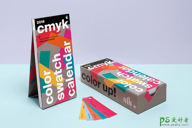 CMYK色卡日历设计作品欣赏 创意新年日历设计作品
