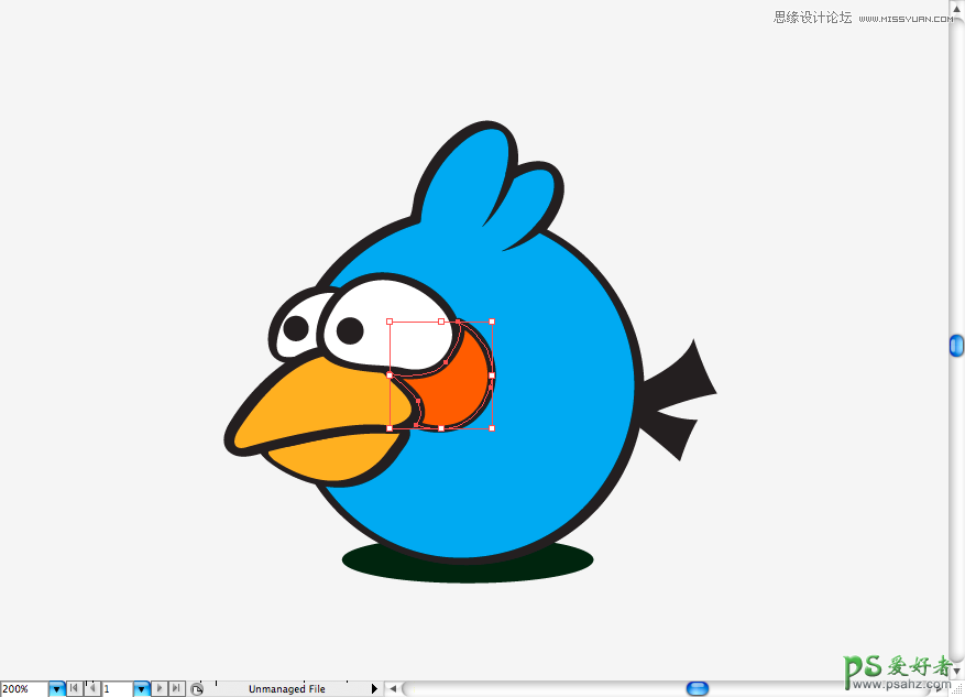 Illustrator手绘疯狂的小鸟搞笑场景图片，愤怒的小鸟恶搞场景特