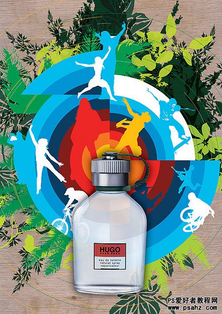 HUGO香水广告创意设计作品欣赏-香水广告设计