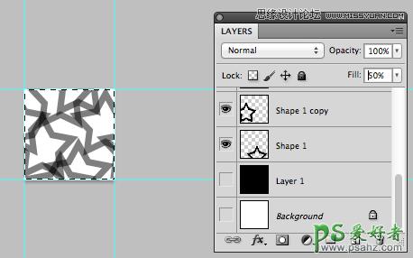 学习利用PS软件自定义形状、像素点来打造图案-漂亮的图案