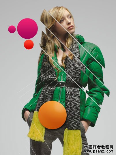 photoshop制作时尚缤纷色彩的模特美女艺术海报教程