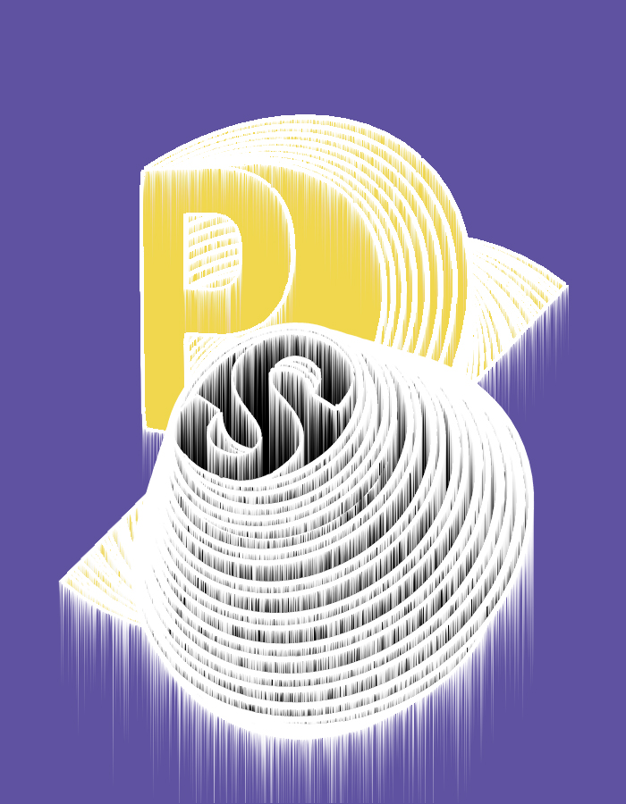 个性的旋转文字设计 PS字体设计教程 制作螺旋个性字体