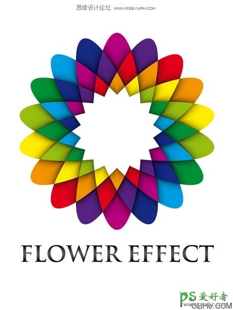 Illustrator图案制作教程：设计彩色鲜艳的花瓣教程实例
