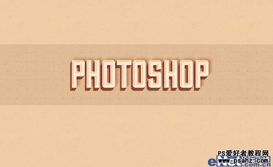 photoshop设计高光木质效果的文字特效教程