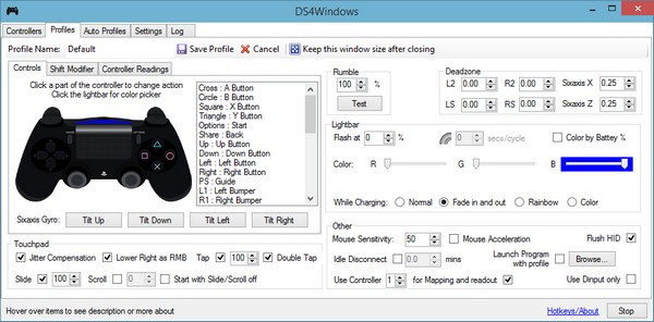 DS4Window(PS4手柄控制软件)