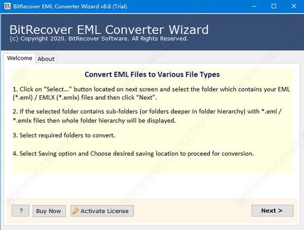 BitRecover EML Converter Wizard(EML文件转换工具)