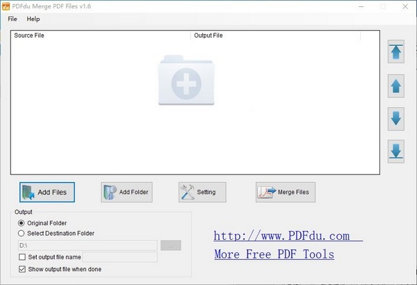 PDFdu Merge PDF Files(PDF合并软件)