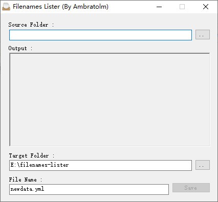 Filenames Lister(文件列表生成工具)