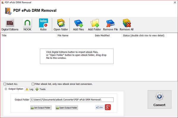 PDF ePub DRM Removal(PDF DRM删除器)