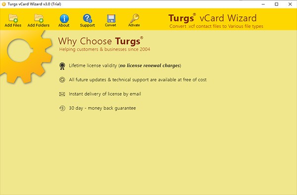 Turgs vCard Wizard(vCard格式转换器)