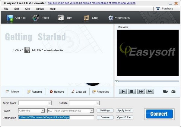 4Easysoft Free Flash Converter(视频格式转换软件)
