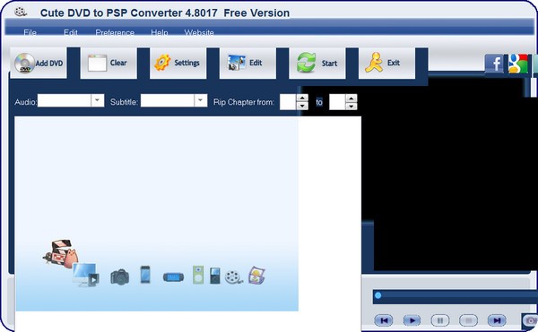 Cute DVD to PSP Converter(DVD转换工具)
