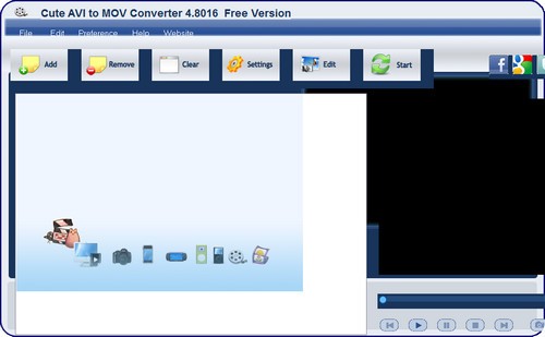 Cute AVI to MOV Converter(视频转换工具)