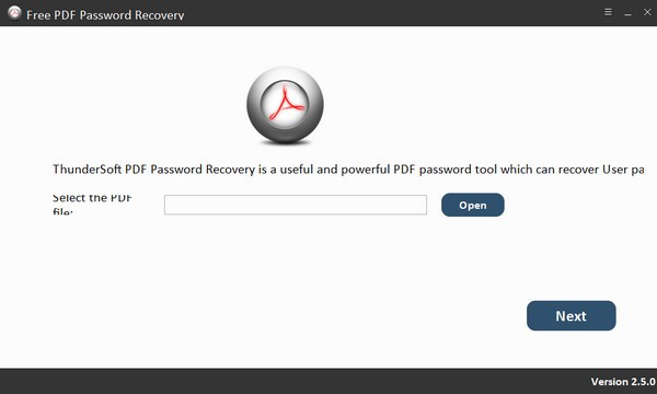 Free PDF Password Recovery(密码恢复工具)