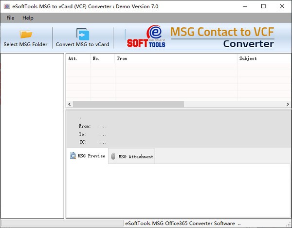 eSoftTools MSG to vCard Converter(MSG到vCard转换器)