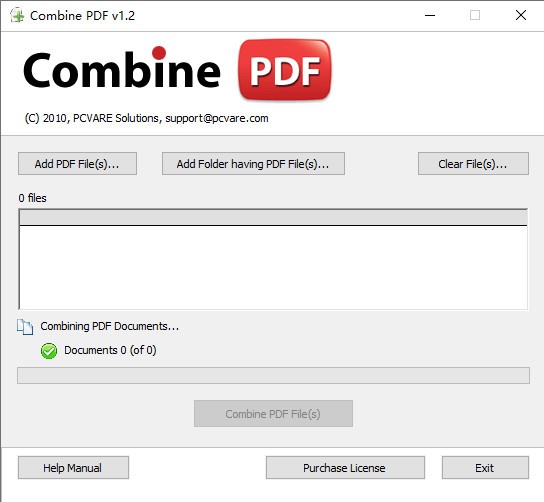 PCVARE Combine PDF(PDF合并器)