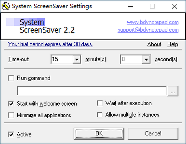 System ScreenSaver(系统屏幕保护程序)